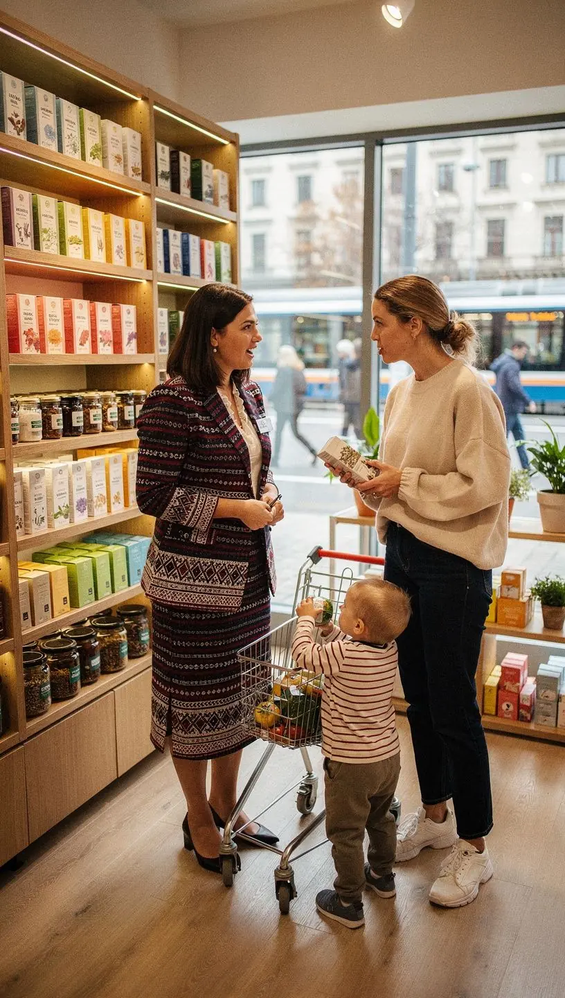 Pohľad na prírodné ingrediencie pre upokojujúci čaj na drevenom pozadí