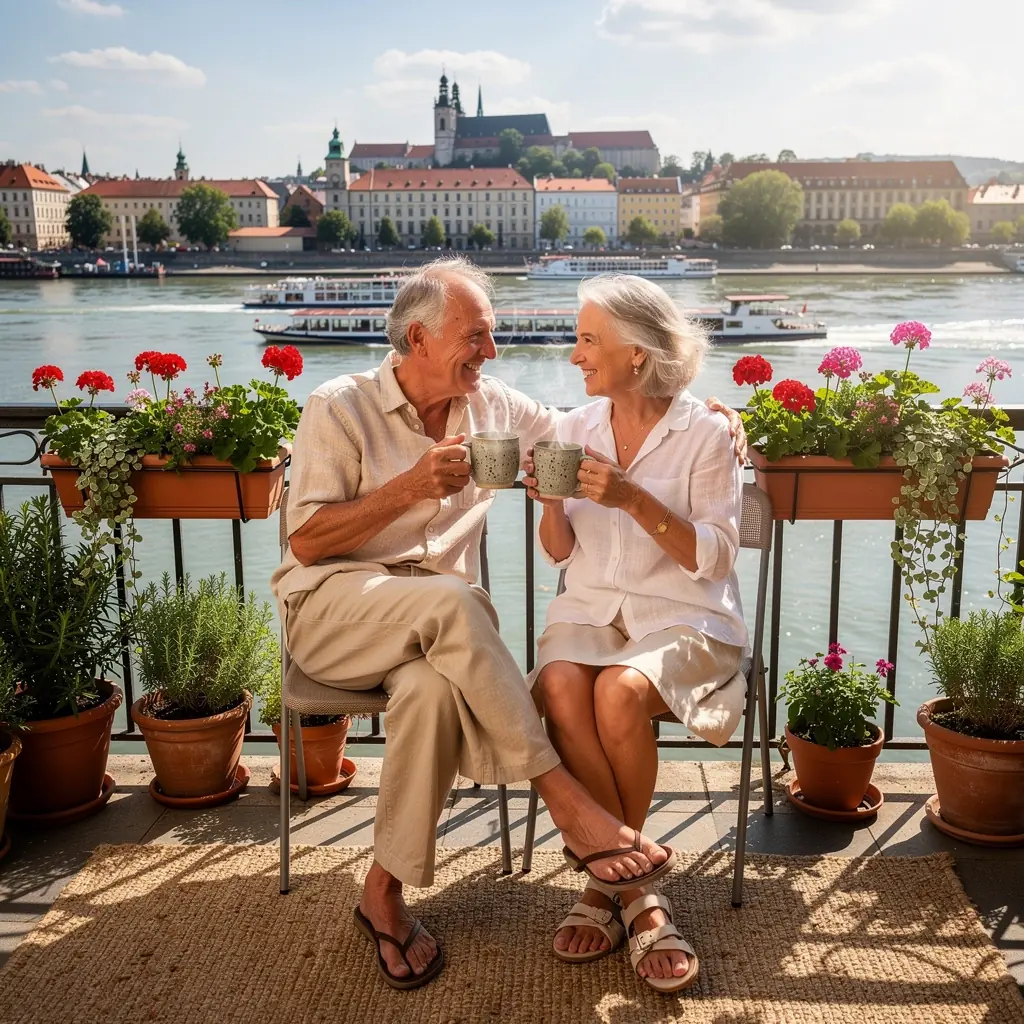 Vonný čaj s medom a citrónom, podávaný s čerstvými bylinkami